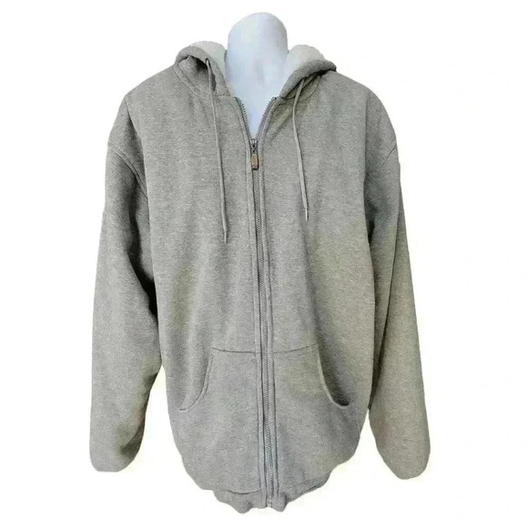 Kenpo Zip Up Hoodie/Gray/ Lined/New Without Tags /Men's XXL - Picture 1 of 8